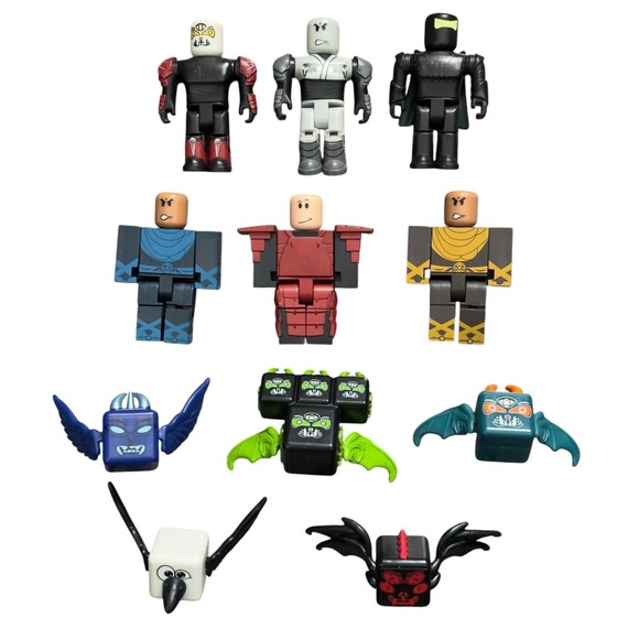 Other - Roblox Action Figures Lot Of 11 Vampire Hunters Monsters Bat Creatures No Codes